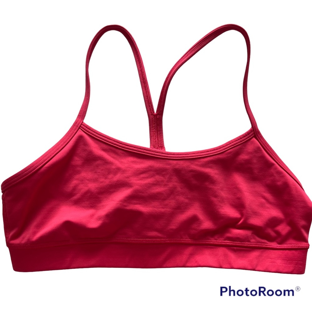 🍋Lululemon Hot Pink Flow Y Sports Bra - size 8🍋